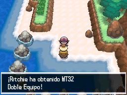 Ruta 17-18 en Pokémon Negro y Blanco — captura 1 Ruta 17-18 en Pokémon Negro y Blanco — captura 1