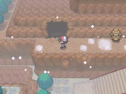 Monte Tuerca en Pokémon Negro y Blanco — captura 1 Monte Tuerca en Pokémon Negro y Blanco — captura 1