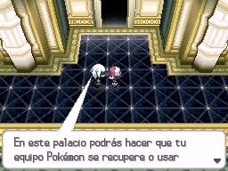 Palacio de N en Pokémon Negro y Blanco — captura 1