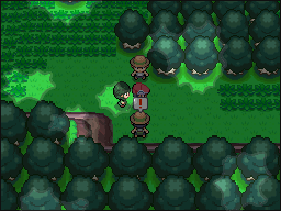 Bosque Vetusto en Pokémon Platino — captura 2 Bosque Vetusto en Pokémon Platino — captura 2