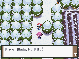 Ruta 217 en Pokémon Platino — captura 1 Ruta 217 en Pokémon Platino — captura 1