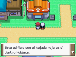 Pueblo Arena en Pokémon Platino — captura 2 Pueblo Arena en Pokémon Platino — captura 2