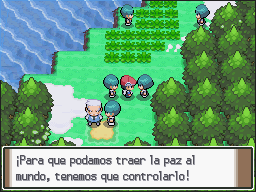 Lago Veraz en Pokémon Platino — captura 2 Lago Veraz en Pokémon Platino — captura 2
