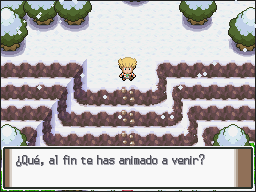 Ciudad Puntaneva en Pokémon Platino — captura 1 Ciudad Puntaneva en Pokémon Platino — captura 1
