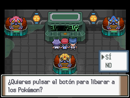 Cuartel Galaxia (2) en Pokémon Platino — captura 1 Cuartel Galaxia (2) en Pokémon Platino — captura 1