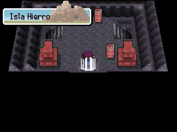 Isla Hierro en Pokémon Platino — captura 1 Isla Hierro en Pokémon Platino — captura 1