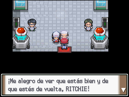 Fuente Despedida en Pokémon Platino — captura 1