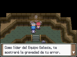 Pueblo Caelesis en Pokémon Platino — captura 1 Pueblo Caelesis en Pokémon Platino — captura 1