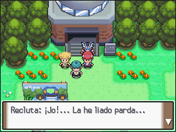 Ciudad Pradera en Pokémon Platino — captura 2 Ciudad Pradera en Pokémon Platino — captura 2