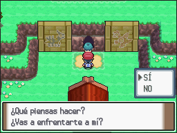 Pueblo Caelesis en Pokémon Platino — captura 1 Pueblo Caelesis en Pokémon Platino — captura 1