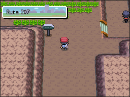 Ruta 207 en Pokémon Platino — captura 1