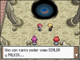 Columna Lanza en Pokémon Platino — captura 1 Columna Lanza en Pokémon Platino — captura 1