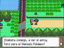 Ruta 203 en Pokémon Platino — captura 2 Ruta 203 en Pokémon Platino — captura 2