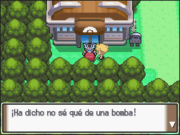 Ciudad Pradera en Pokémon Platino — captura 1 Ciudad Pradera en Pokémon Platino — captura 1
