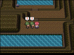 Calle Victoria en Pokémon Platino — captura 1 Calle Victoria en Pokémon Platino — captura 1