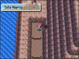 Isla Hierro en Pokémon Platino — captura 2 Isla Hierro en Pokémon Platino — captura 2