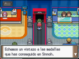 Liga Pokémon en Pokémon Platino — captura 1 Liga Pokémon en Pokémon Platino — captura 1