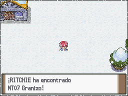 Ruta 217 en Pokémon Platino — captura 1 Ruta 217 en Pokémon Platino — captura 1