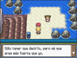 Ciudad Marina en Pokémon Platino — captura 1 Ciudad Marina en Pokémon Platino — captura 1
