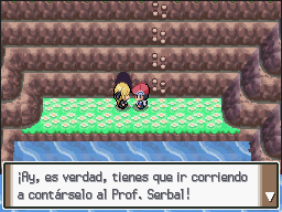 Fuente Despedida en Pokémon Platino — captura 2