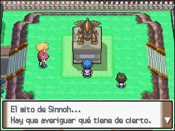 Ciudad Vetusta en Pokémon Platino — captura 1 Ciudad Vetusta en Pokémon Platino — captura 1