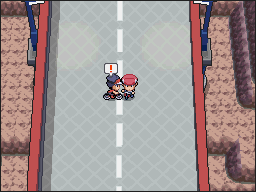 Ruta Ciclista en Pokémon Platino — captura 1 Ruta Ciclista en Pokémon Platino — captura 1