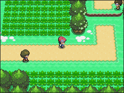 Pueblo Arena en Pokémon Platino — captura 1 Pueblo Arena en Pokémon Platino — captura 1