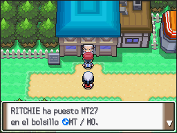 Pueblo Arena en Pokémon Platino — captura 1 Pueblo Arena en Pokémon Platino — captura 1