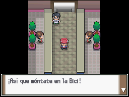 Ruta Ciclista en Pokémon Platino — captura 2 Ruta Ciclista en Pokémon Platino — captura 2