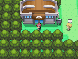 Ciudad Pradera en Pokémon Platino — captura 1 Ciudad Pradera en Pokémon Platino — captura 1