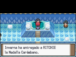 Ciudad Puntaneva en Pokémon Platino — captura 2 Ciudad Puntaneva en Pokémon Platino — captura 2
