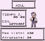 Liga Pokémon en Pokémon Rojo, Azul y Amarillo — captura 2 Liga Pokémon en Pokémon Rojo, Azul y Amarillo — captura 2