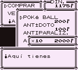 Ruta 1 en Pokémon Rojo, Azul y Amarillo — captura 2