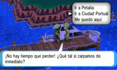 Ciudad Portual en Pokémon Rubí Omega y Zafiro Alfa — captura 1 Ciudad Portual en Pokémon Rubí Omega y Zafiro Alfa — captura 1