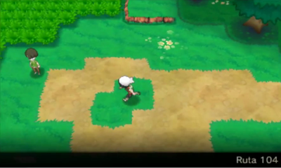 Ruta 104 en Pokémon Rubí Omega y Zafiro Alfa — captura 1 Ruta 104 en Pokémon Rubí Omega y Zafiro Alfa — captura 1