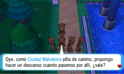 Ruta 110 en Pokémon Rubí Omega y Zafiro Alfa — captura 2 Ruta 110 en Pokémon Rubí Omega y Zafiro Alfa — captura 2