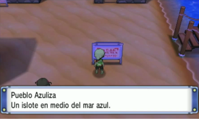 Pueblo Azuliza y Cueva Granito en Pokémon Rubí Omega y Zafiro Alfa — captura 2 Pueblo Azuliza y Cueva Granito en Pokémon Rubí Omega y Zafiro Alfa — captura 2