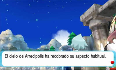 Cueva Ancestral, Arrecípolis en Pokémon Rubí Omega y Zafiro Alfa — captura 1 Cueva Ancestral, Arrecípolis en Pokémon Rubí Omega y Zafiro Alfa — captura 1