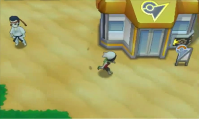 Pueblo Azuliza y Cueva Granito en Pokémon Rubí Omega y Zafiro Alfa — captura 1 Pueblo Azuliza y Cueva Granito en Pokémon Rubí Omega y Zafiro Alfa — captura 1