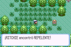 Ruta 116 en Pokémon Rubí, Zafiro y Esmeralda — captura 2 Ruta 116 en Pokémon Rubí, Zafiro y Esmeralda — captura 2