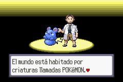 Introducción en Pokémon Rubí, Zafiro y Esmeralda — captura 1