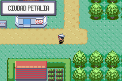 Ciudad Petalia en Pokémon Rubí, Zafiro y Esmeralda — captura 1 Ciudad Petalia en Pokémon Rubí, Zafiro y Esmeralda — captura 1