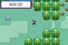 Ciudad Petalia en Pokémon Rubí, Zafiro y Esmeralda — captura 1 Ciudad Petalia en Pokémon Rubí, Zafiro y Esmeralda — captura 1