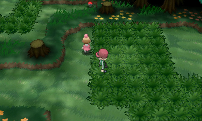 Ruta 20 (Bosque Errantes) en Pokémon X e Y — captura 2 Ruta 20 (Bosque Errantes) en Pokémon X e Y — captura 2