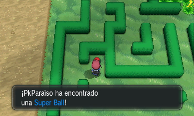 Ruta 4 (Senda del Parterre) en Pokémon X e Y — captura 1 Ruta 4 (Senda del Parterre) en Pokémon X e Y — captura 1