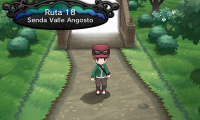 Ruta 18 (Senda Valle Angosto) en Pokémon X e Y — captura 2