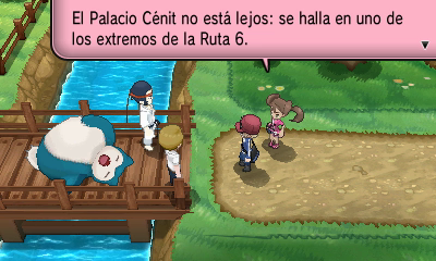 Ruta 7 (Paseo de la Ribera) en Pokémon X e Y — captura 2 Ruta 7 (Paseo de la Ribera) en Pokémon X e Y — captura 2