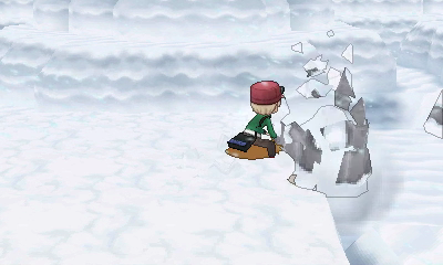 Ruta 17 (Sendero Mamoswine) en Pokémon X e Y — captura 1 Ruta 17 (Sendero Mamoswine) en Pokémon X e Y — captura 1