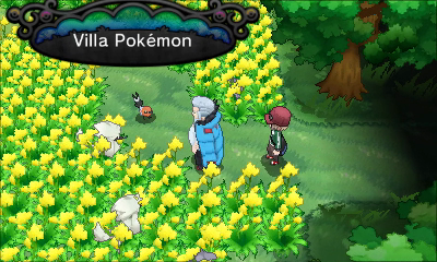 Ruta 20 (Bosque Errantes) en Pokémon X e Y — captura 2 Ruta 20 (Bosque Errantes) en Pokémon X e Y — captura 2