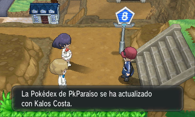 Ruta 8 (Muralla Costera) en Pokémon X e Y — captura 1 Ruta 8 (Muralla Costera) en Pokémon X e Y — captura 1